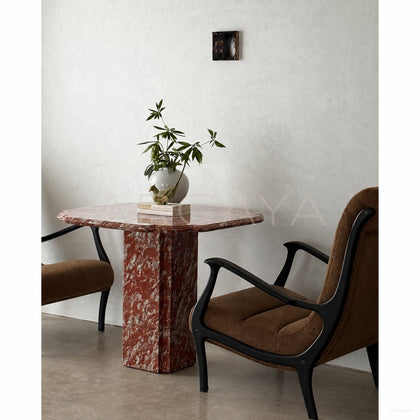 Aston Yunqi Oriental Red Side Table - scene