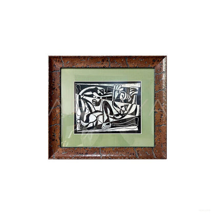 Mid Century Wall Art Set - scene