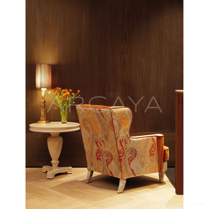 Legacy 28 Single Sofa Golden Orange - scene