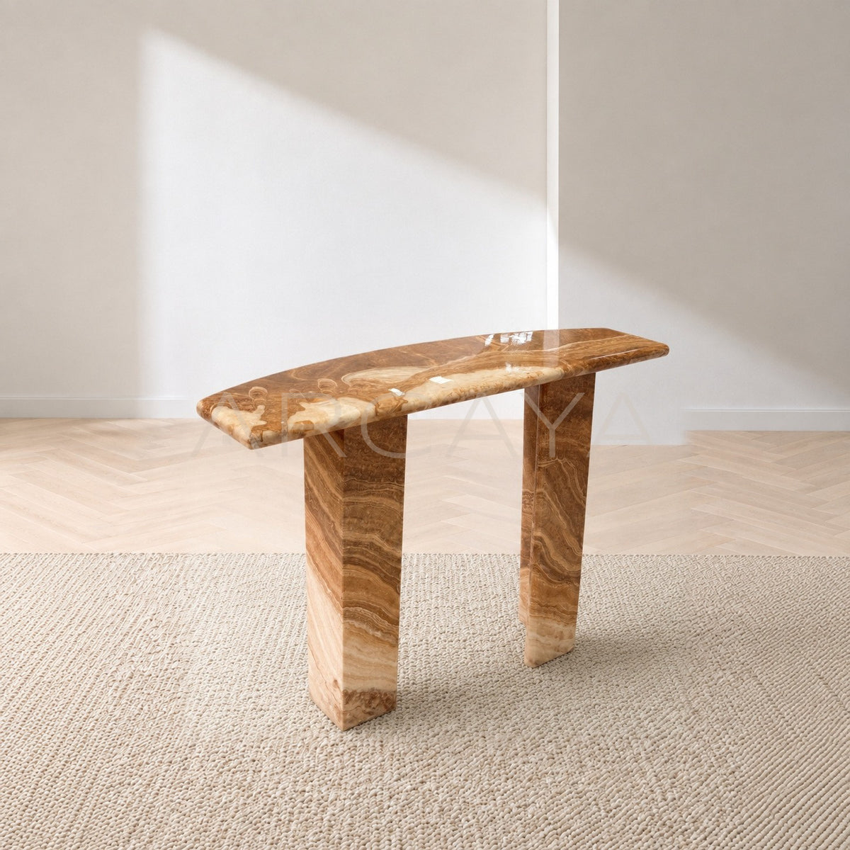 Persian White Jade Console Table - main