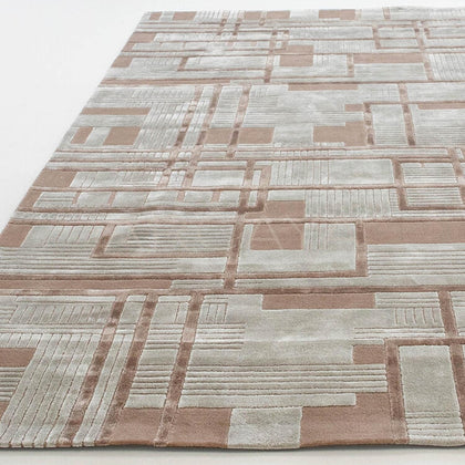 Versatile Geometric Rug - scene