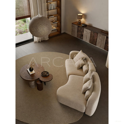 Bessel Curved Sofa - scene