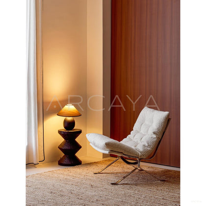 Ohm Lounge Chair Wool Boucle - scene