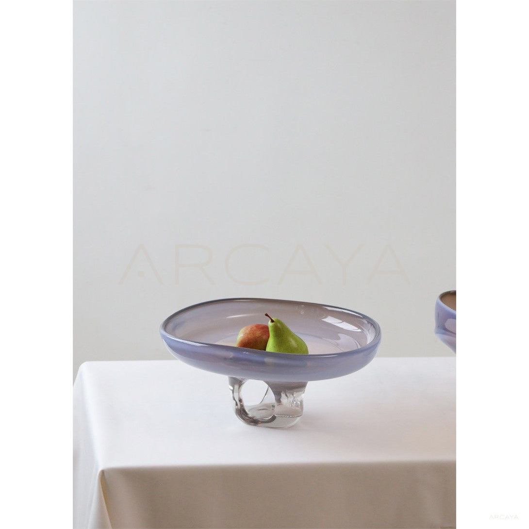 Large Floor Glazed Glass Vase in detail