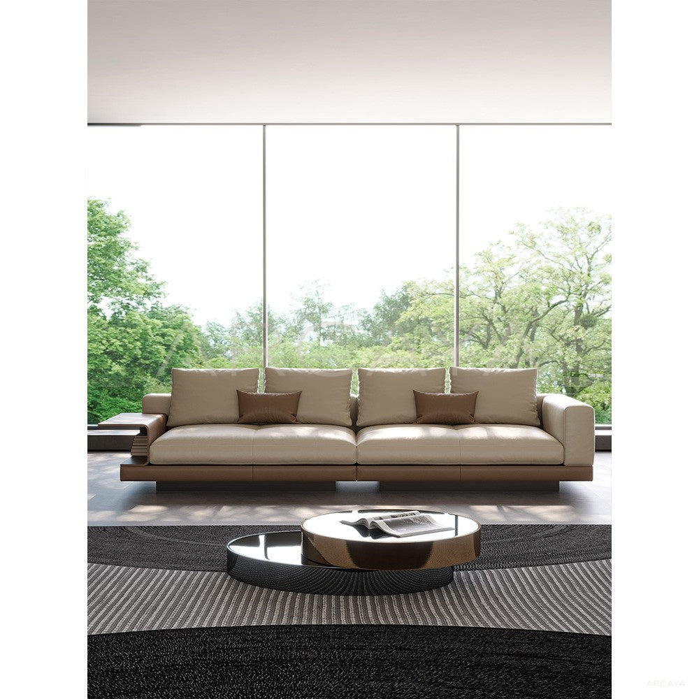 Connelly Full Leather Sofa in detail