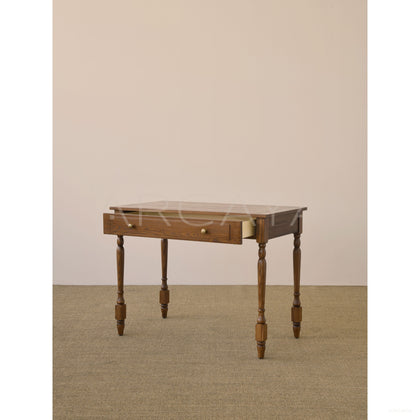 Mid Century Old Money Small Desk - scene