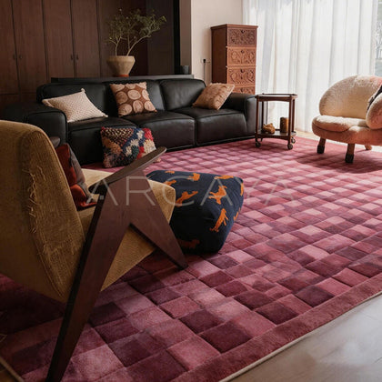 Red Accent Rug - scene