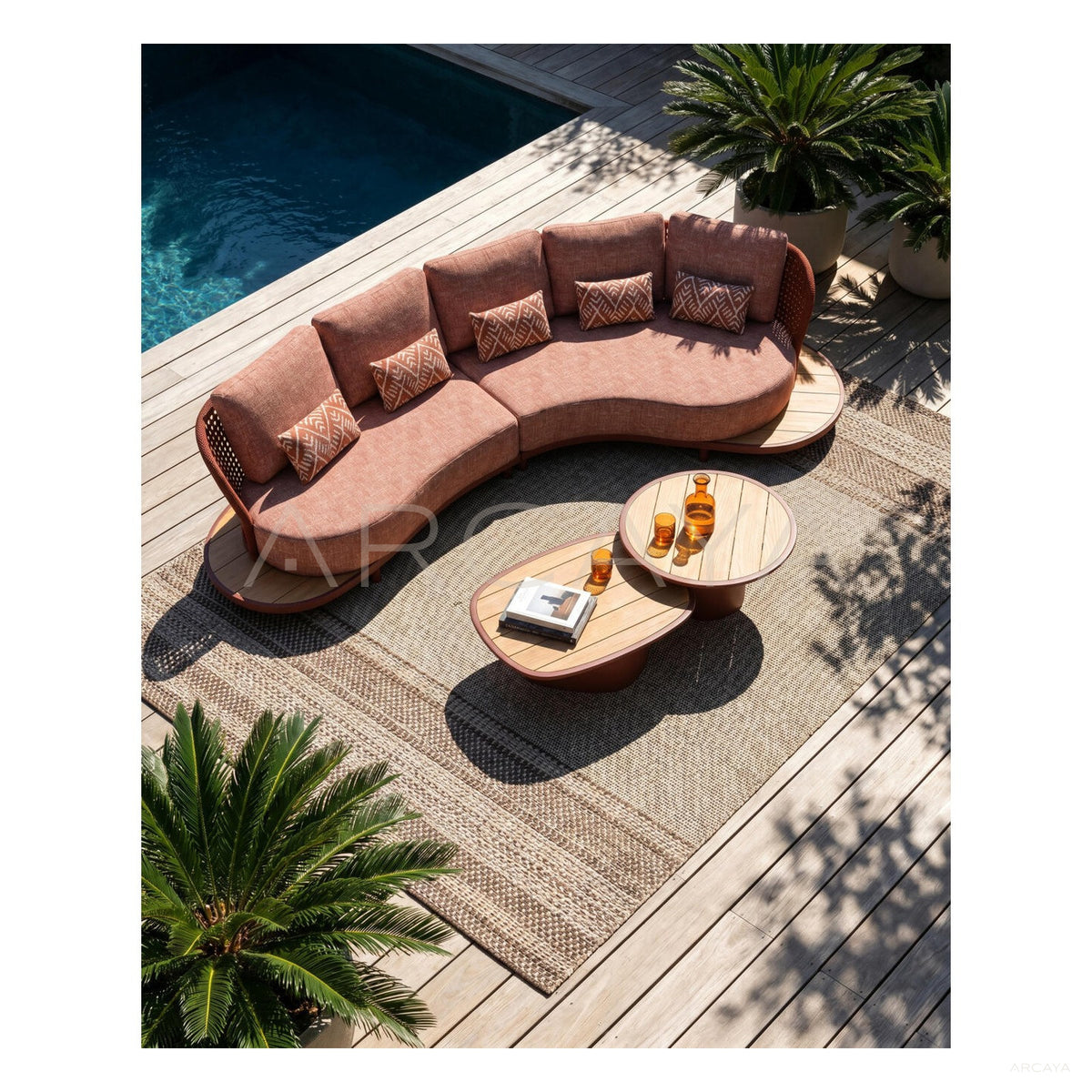Outdoor Curved Sofa - main