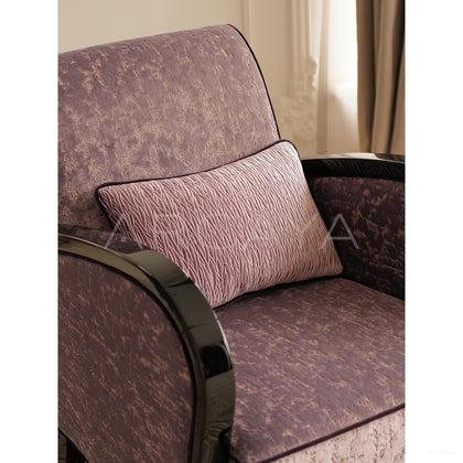 Amaya Sky Purple Armchair - scene