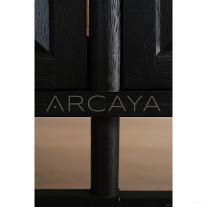 Grid Relief Four Door Cabinet - scene