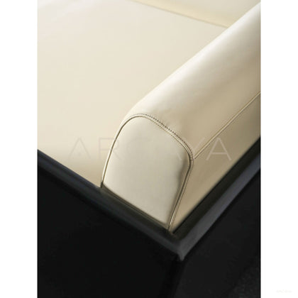 Bauhaus Straight Leather Sofa - scene