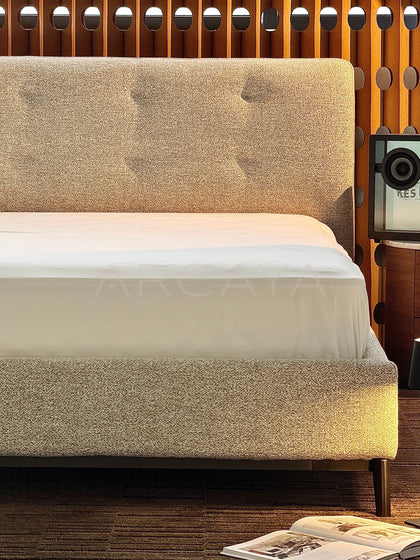 Quiet Bedroom Bed - scene