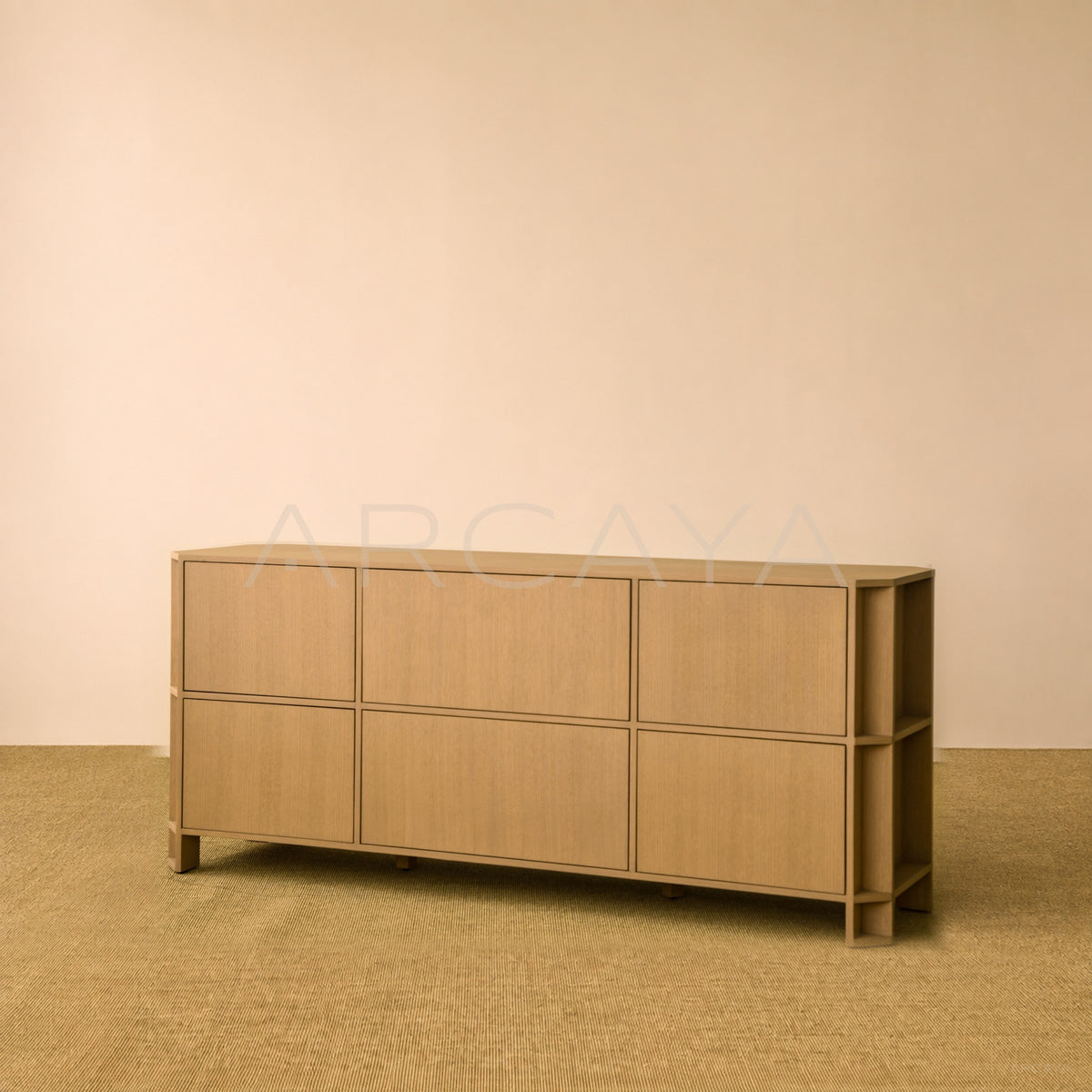 Italian Minimalist Oak Sideboard - main