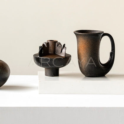 Wabi Sabi Irregular Sculpture Ceramic Vase - main