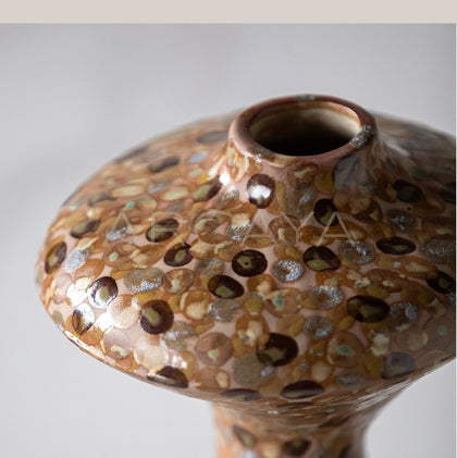 Dadan Crackle Color Glaze Art Vase - scene