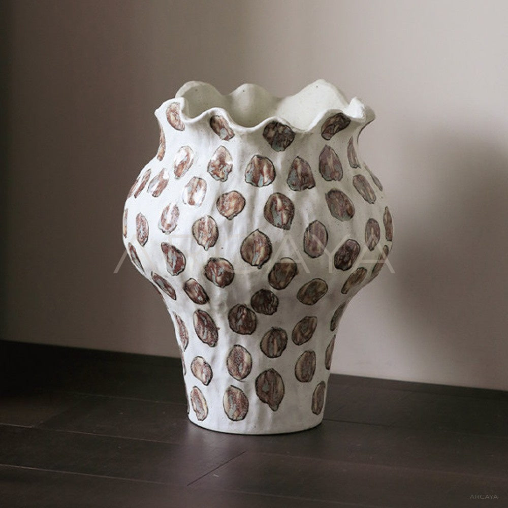 Jingdezhen Wabi Sabi Floor Jar Vase - main