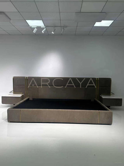 Bed With Floating Nightstands - scene