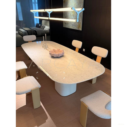 Marble Dining Table Villa - scene