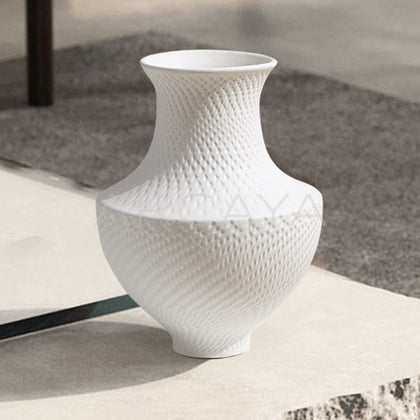 Designer Bisque Ceramic Vase Set - main