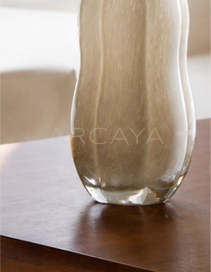 Handmade Pleated Glass Vase - scene