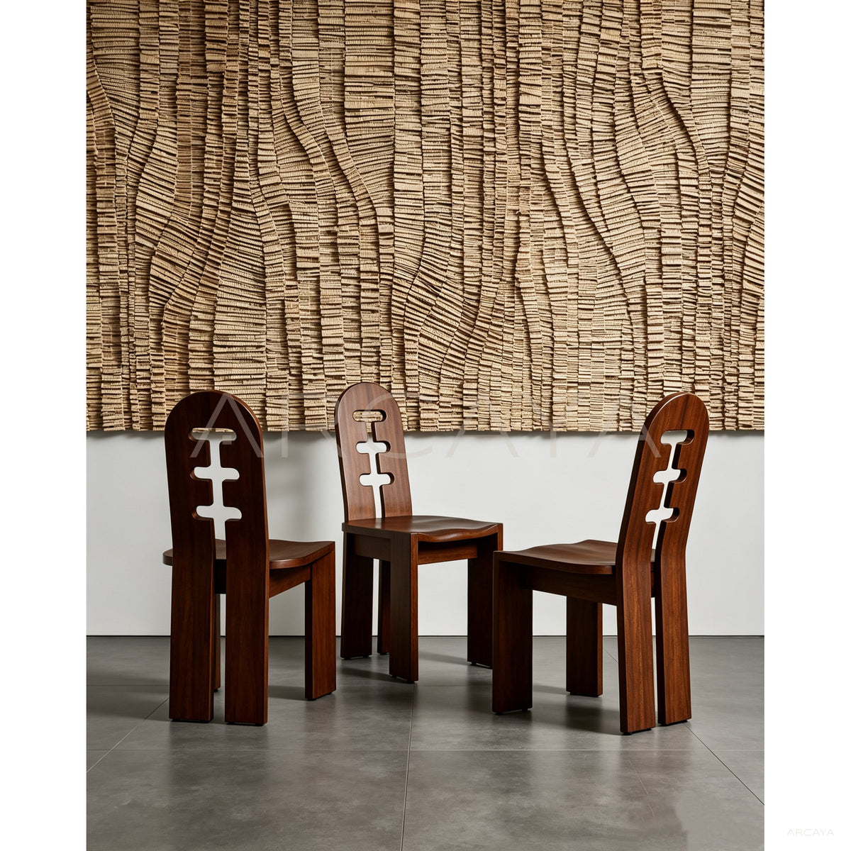 Sculptural Leg Round Table in detail