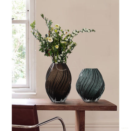 Clear Glass Hydroponic Vase - scene