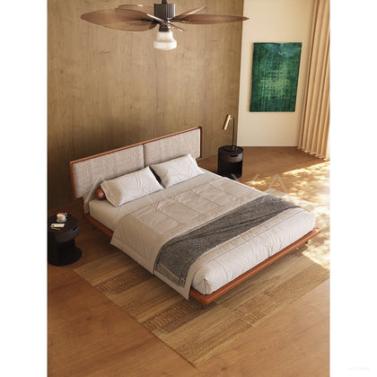 Cotton Linen Master Bed - scene