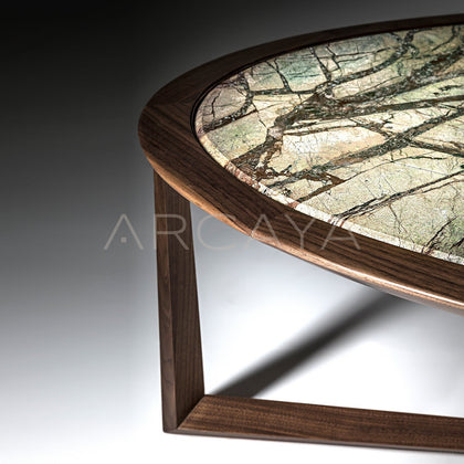 Aston Yanyu Brazilian Stone Coffee Table - scene