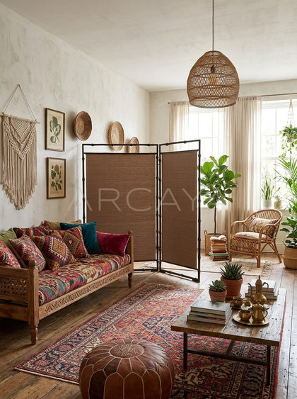 Translucent Bamboo Folding Screen - scene