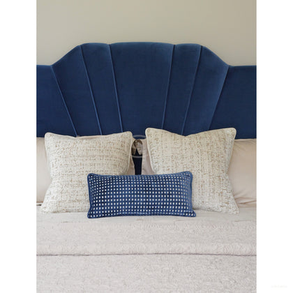 Royal Blue Bedroom Furniture Set - scene
