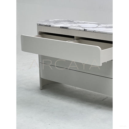 Marble Texture Vertical Stripe Cabinet - scene
