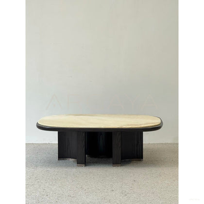 Warm Jade Persian White Coffee Table - scene