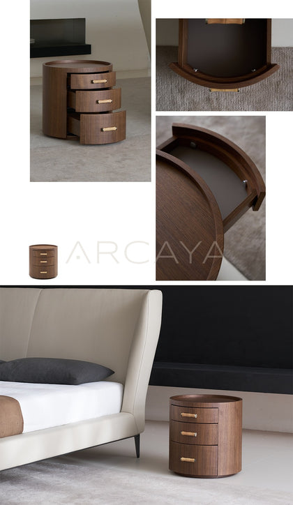 Rond Round Nightstand - scene