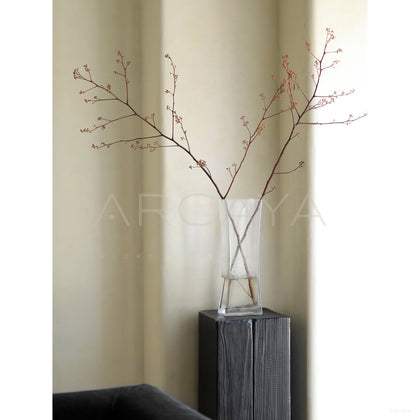 Reclaimed Wood Flower Stand — Side Table - scene