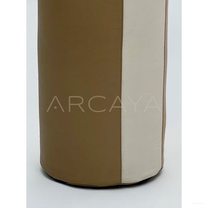 Vintage Two Tone Leather Hanging Punching Bag — Fitness Accessories - scene