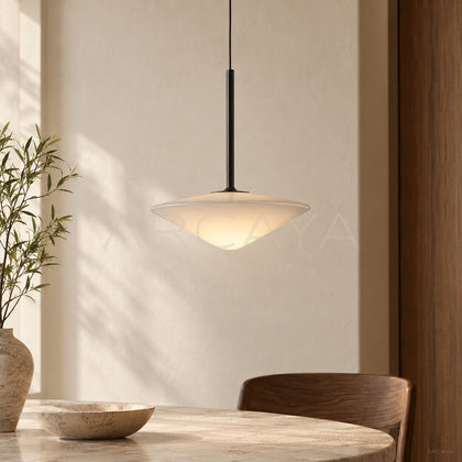 Shallow Cone Glass Pendant Light 80583 - main