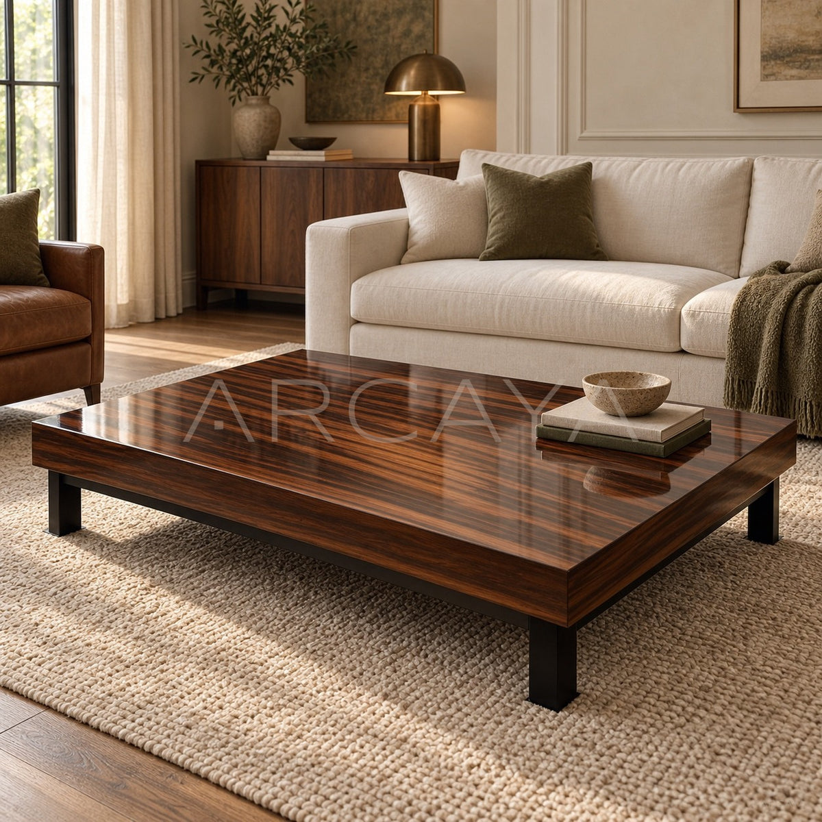 Art Textured Quiet Coffee Table in detail