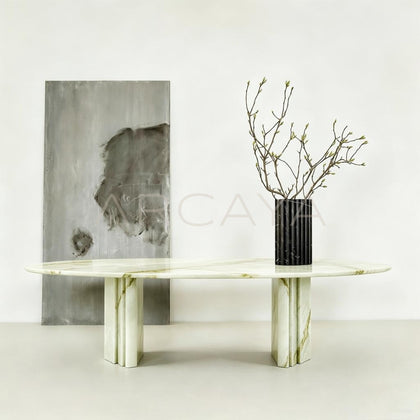 Aston Qin Dining Table - scene