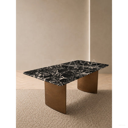 Bulgari Black Dining Table In Stock - scene