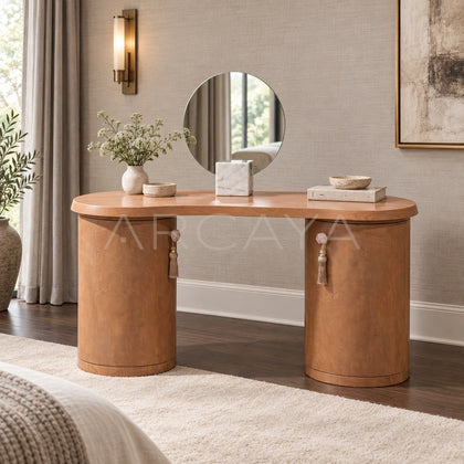 Custom Solid Wood Vanity Table - main