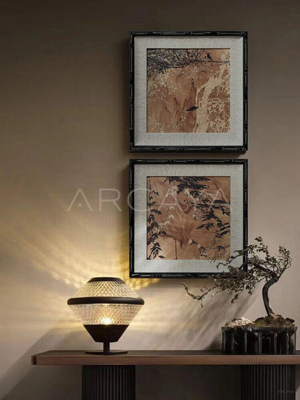 Contemporary Zen Oriental Wall Art - scene