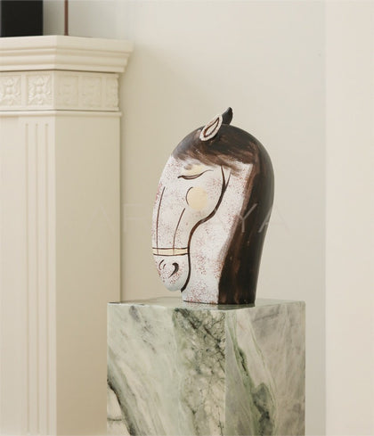 Horse Ornament Wine Cabinet Decor - scene