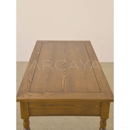 Mid Century Old Money Small Desk - scene