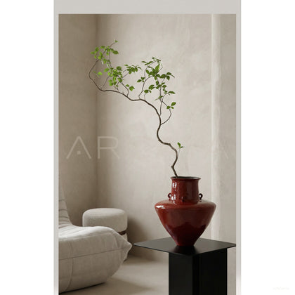 Dadan Chiyun Hand Thrown Double Ear Vase - scene