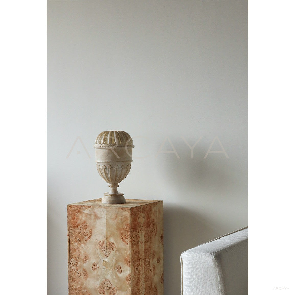 French Mid Century Vase in detail