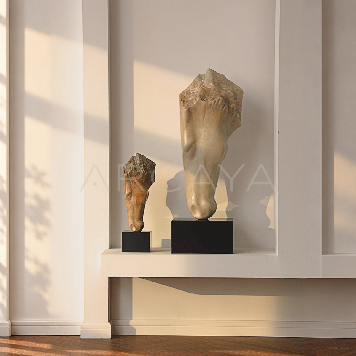 Faux Jade Horse Head Sculpture - main