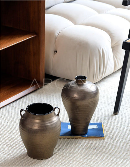 Wabi Sabi Mid Century Jar Vase Designer - scene
