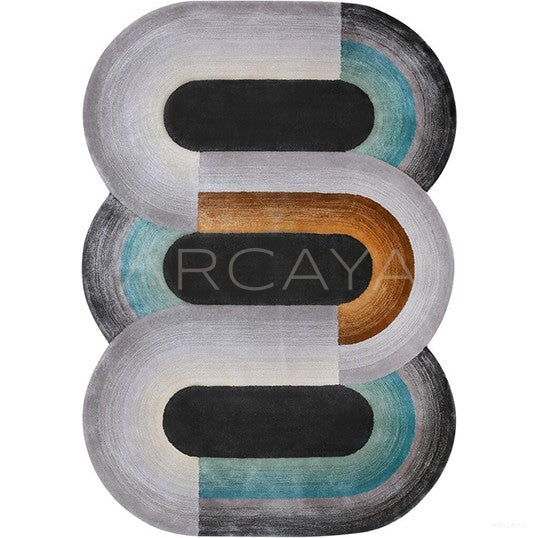 Custom Hand Tufted Rug Dsm P051 C10 in detail