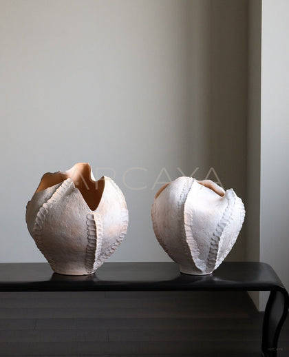 Jingdezhen Wabi Sabi Floor Art Vase - scene