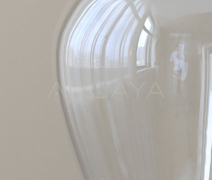 New Chinese Clear Glass Art Vase - scene